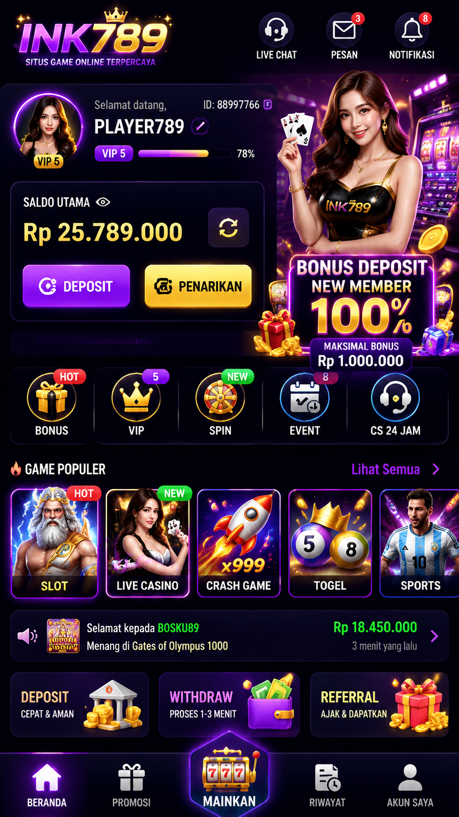 Screenshot 3 ink789
